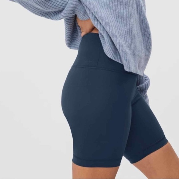 Everlane Perform Bike Activewear Exercise Shorts Blue Size Small - Picture 6 of 9